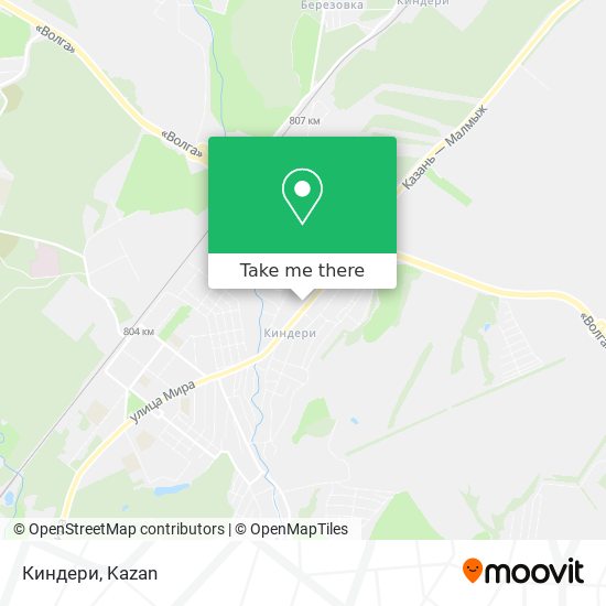 Киндери map