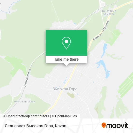 Сельсовет Высокая Гора map