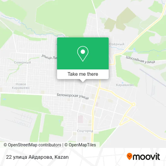 22 улица Айдарова map
