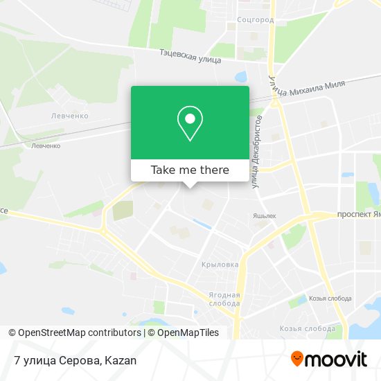 7 улица Серова map