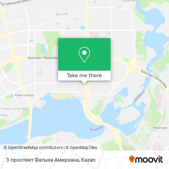 3 проспект Фатыха Амирхана map