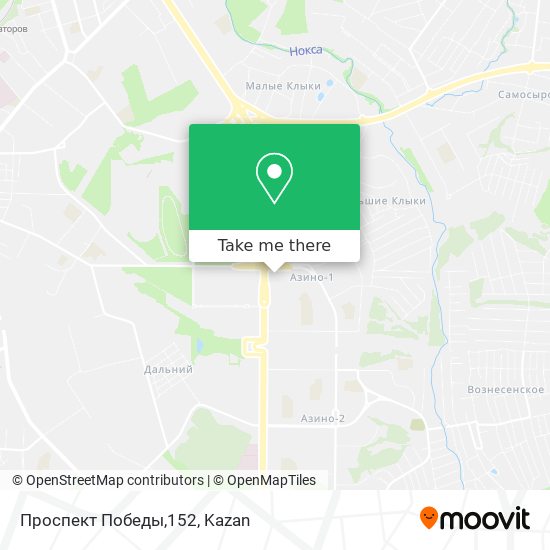 Проспект Победы,152 map