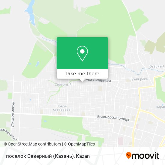 поселок Северный (Казань) map