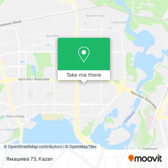 Ямашева 73 map