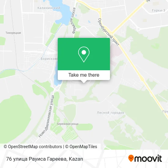 76 улица Рауиса Гареева map