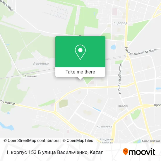 1, корпус 153 Б улица Васильченко map