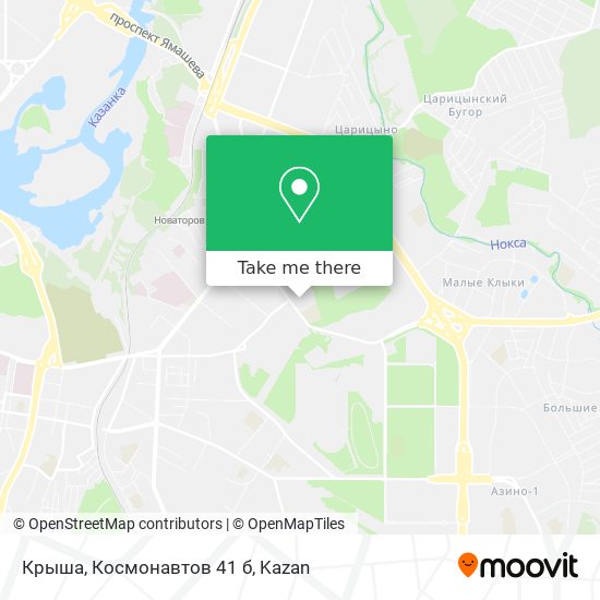 Крыша, Космонавтов 41 б map