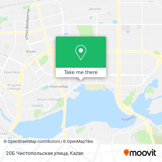 20Б Чистопольская улица map