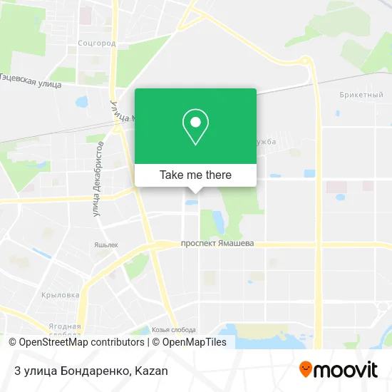 3 улица Бондаренко map