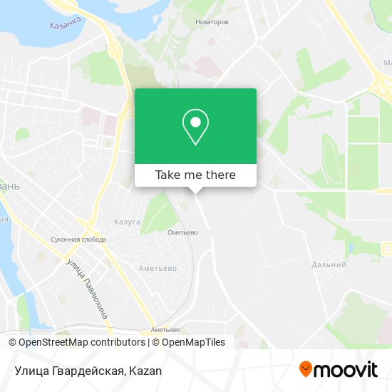 Улица Гвардейская map