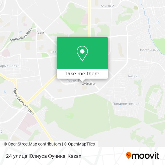 24 улица Юлиуса Фучика map