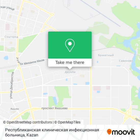 Республиканская клиническая инфекционная больница map