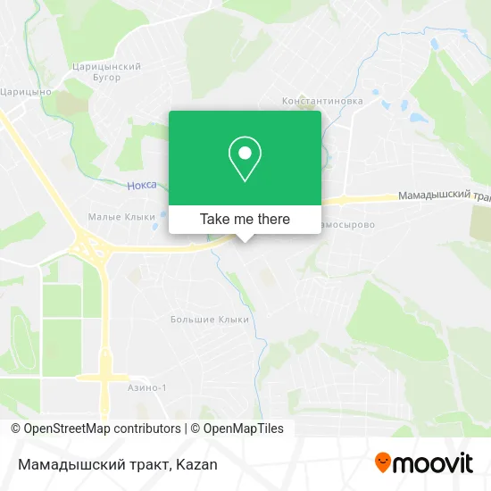 Мамадышский тракт map