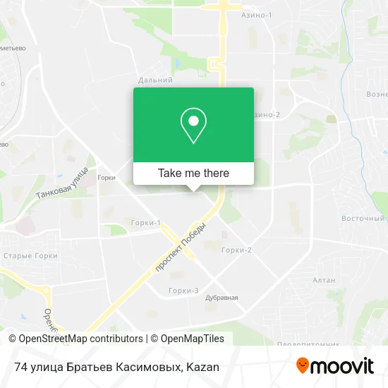 74 улица Братьев Касимовых map