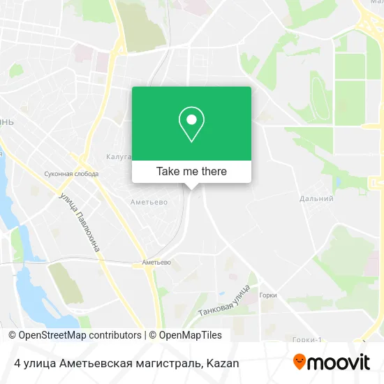 4 улица Аметьевская магистраль map