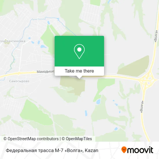 Федеральная трасса М-7 «Волга» map