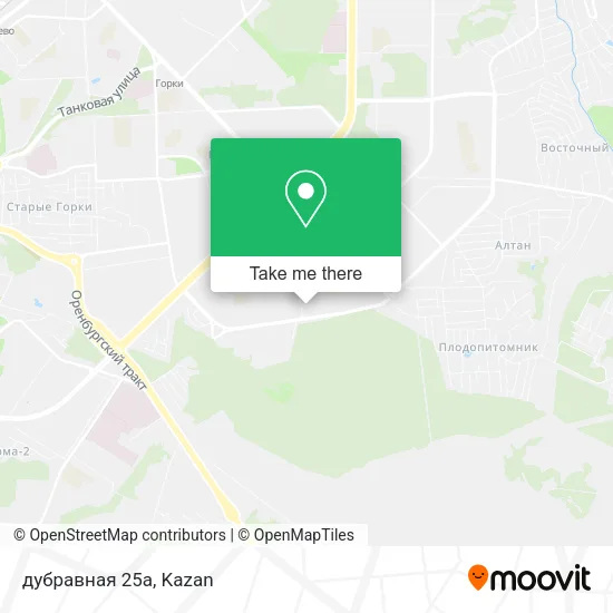 дубравная 25а map