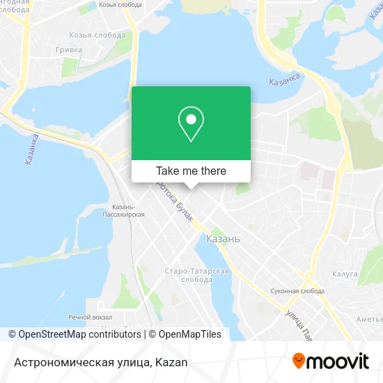 Астрономическая улица map