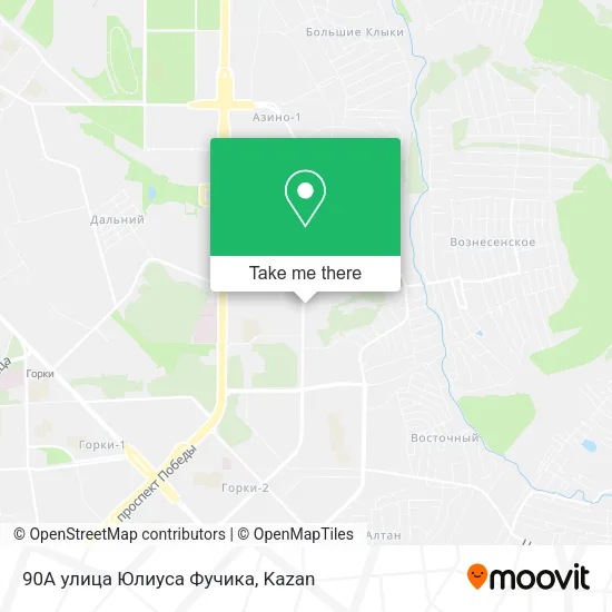 90А улица Юлиуса Фучика map