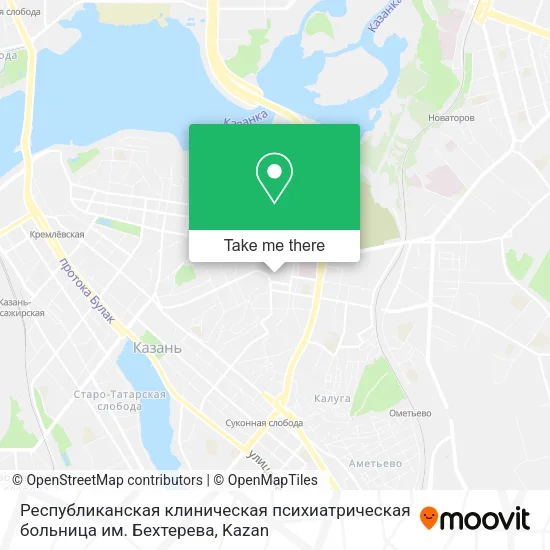 Республиканская клиническая психиатрическая больница им. Бехтерева map