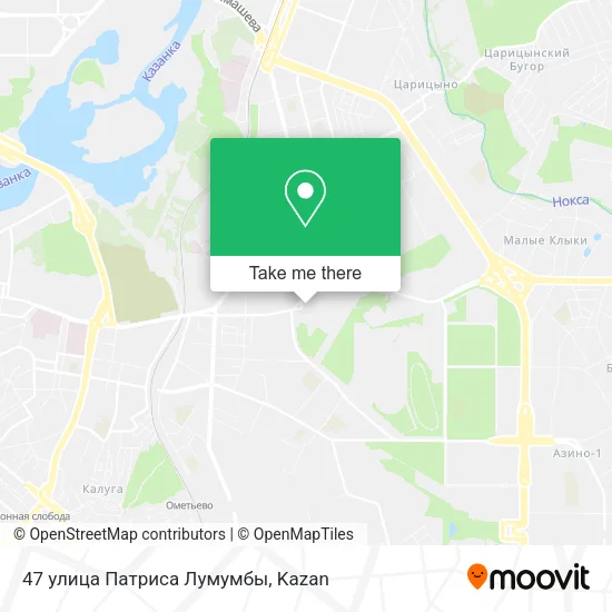 47 улица Патриса Лумумбы map