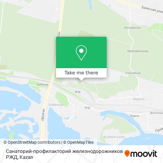Санаторий-профилакторий железнодорожников РЖД map