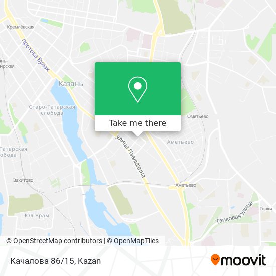 Качалова 86/15 map