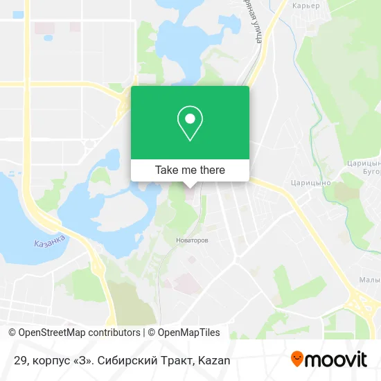 29, корпус «З». Сибирский Tракт map