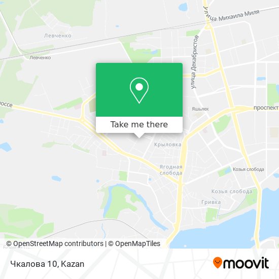 Чкалова 10 map