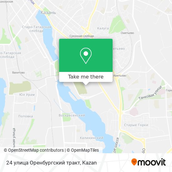 24 улица Оренбургский тракт map