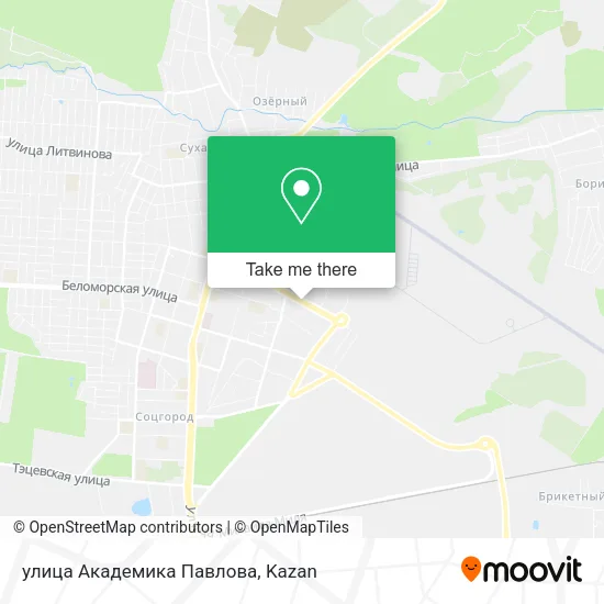 улица Академика Павлова map