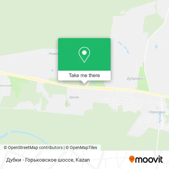 Дубки - Горьковское шоссе map