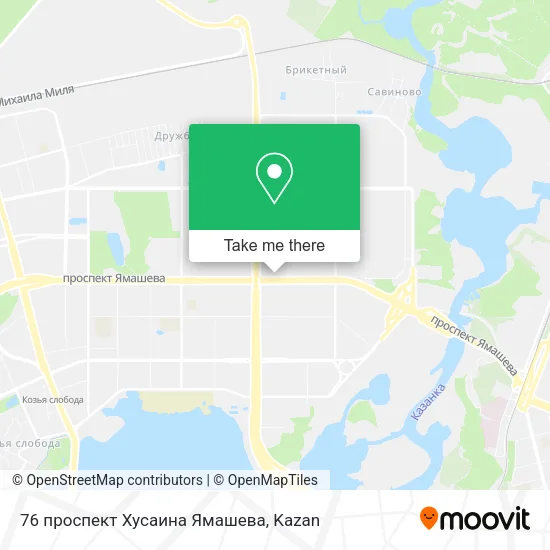 76 проспект Хусаина Ямашева map