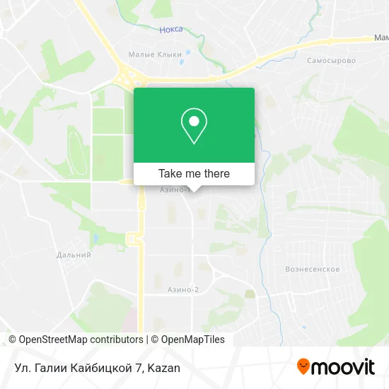 Ул. Галии Кайбицкой 7 map