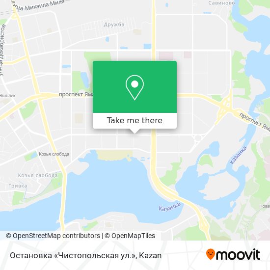 Остановка «Чистопольская ул.» map