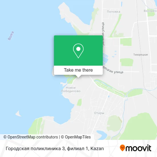 Городская поликлиника 3, филиал 1 map