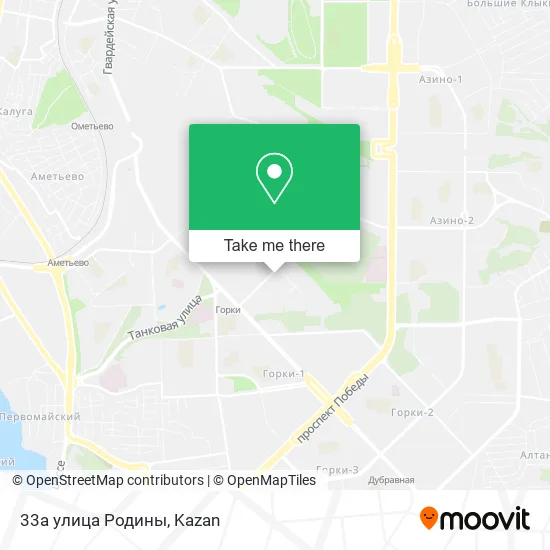 33а улица Родины map