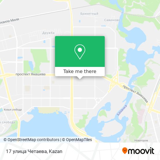 17 улица Четаева map