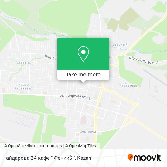 айдарова 24 кафе " Феник$ " map
