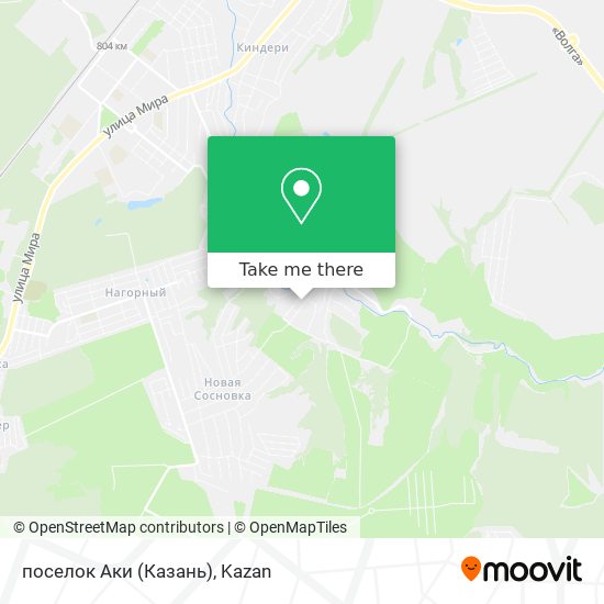 поселок Аки (Казань) map