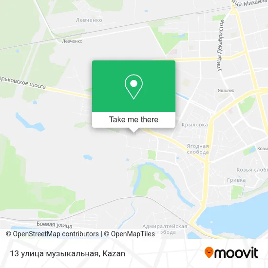 13 улица музыкальная map