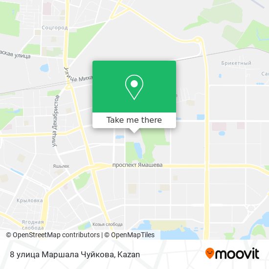 8 улица Маршала Чуйкова map
