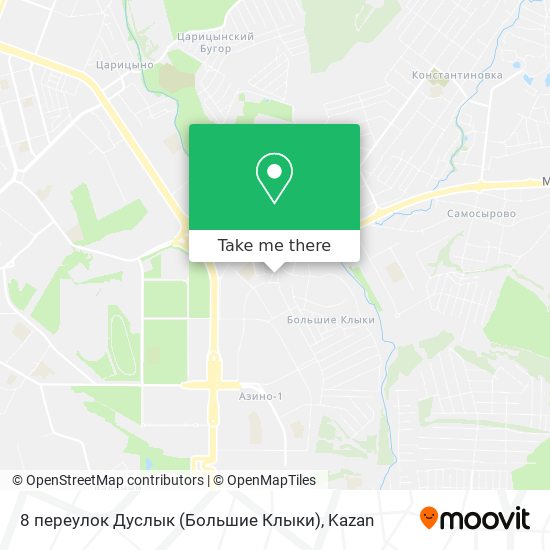 8 переулок Дуслык (Большие Клыки) map