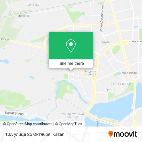 10А улица 25 Октября map