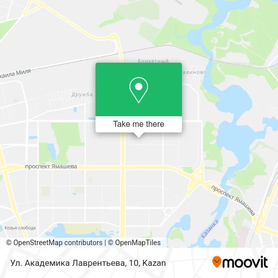 Ул. Академика Лаврентьева, 10 map