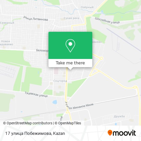 17 улица Побежимова map
