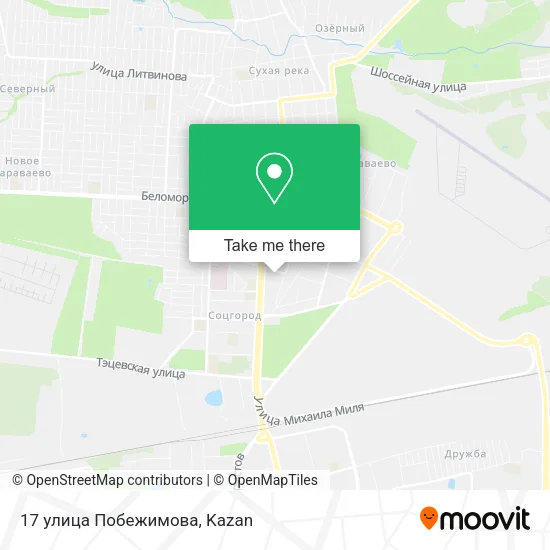 17 улица Побежимова map