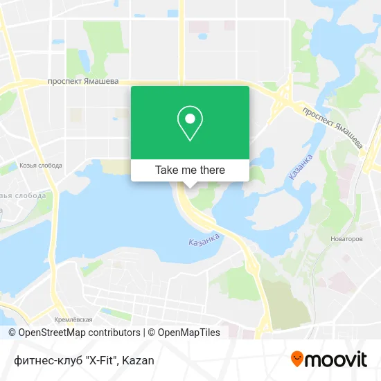 фитнес-клуб "X-Fit" map