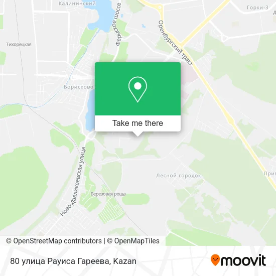80 улица Рауиса Гареева map