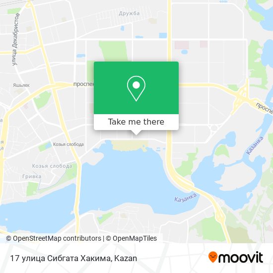 17 улица Сибгата Хакима map